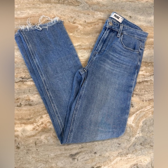Women’s PAIGE Cindy Jean- Raw hem. Size 26 - Picture 3 of 7